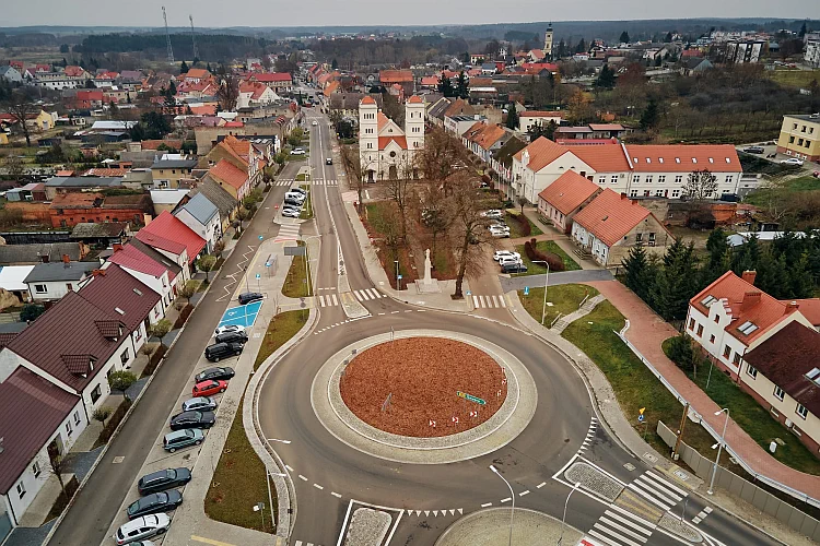 Nowe rondo w Szamocinie