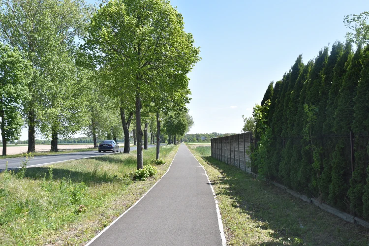 Nowa droga dla rower&oacute;w w powiecie grodziskim