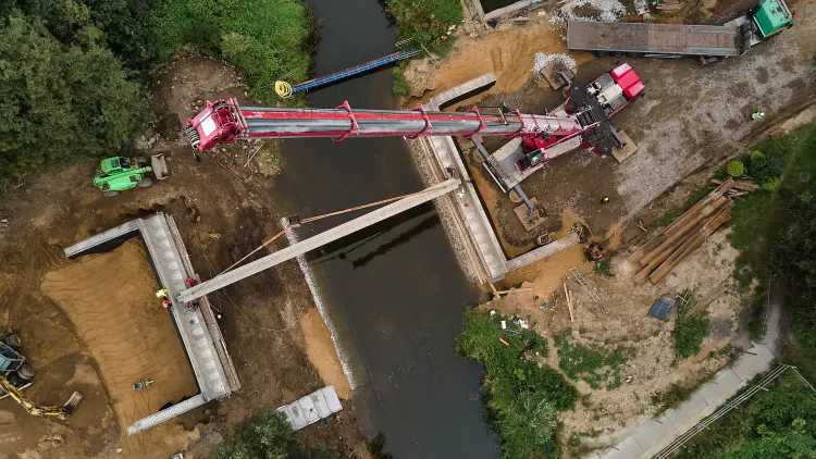 Przebudowa mostu w Wyrzysku