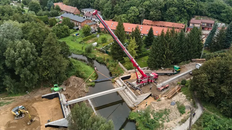 Przebudowa mostu w Wyrzysku