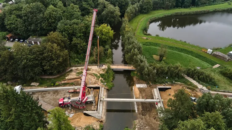 Przebudowa mostu w Wyrzysku