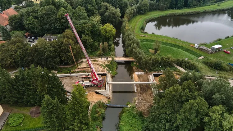 Przebudowa mostu w Wyrzysku