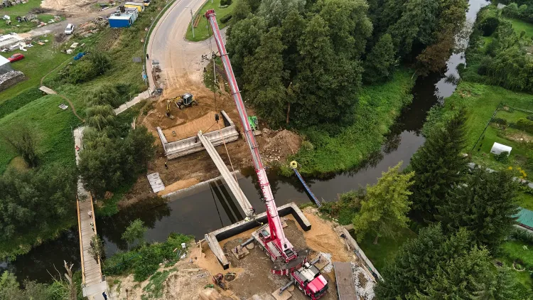 Przebudowa mostu w Wyrzysku