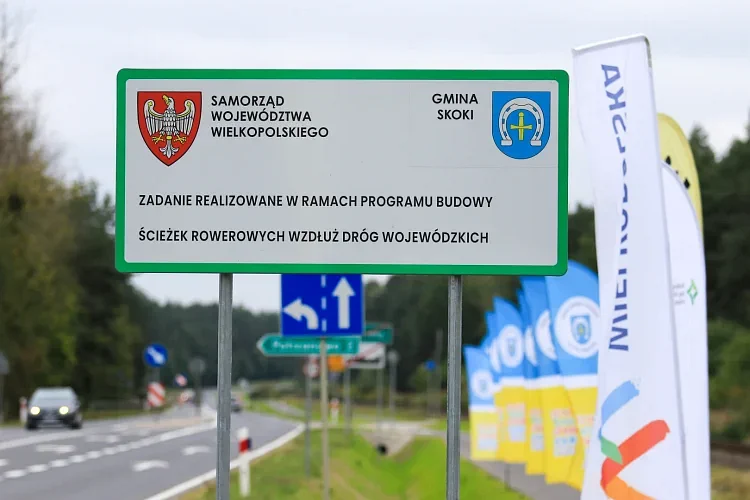 Ścieżka pieszo-rowerowa Sława Wielkopolska &ndash; Skoki