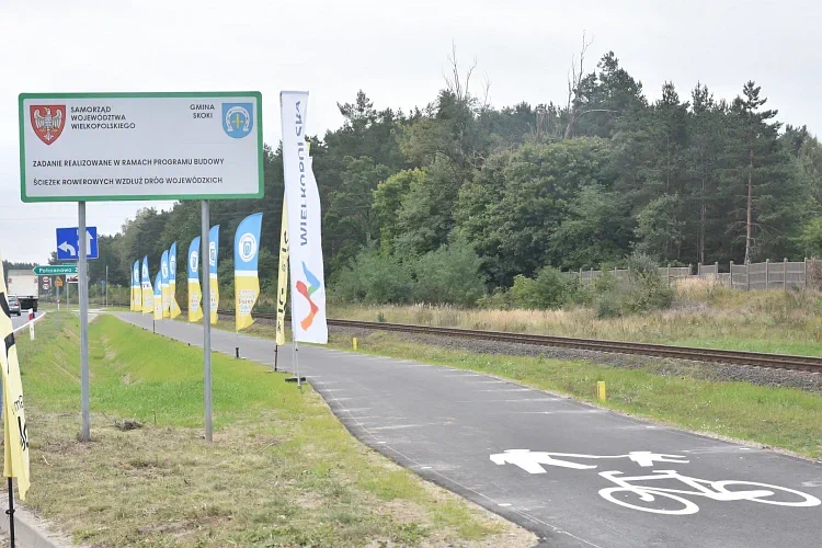 Ścieżka pieszo-rowerowa Sława Wielkopolska &ndash; Skoki