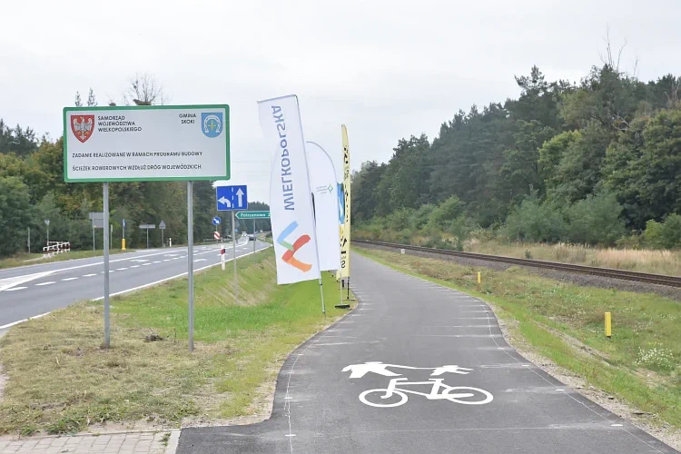 Ścieżka pieszo-rowerowa Sława Wielkopolska &ndash; Skoki