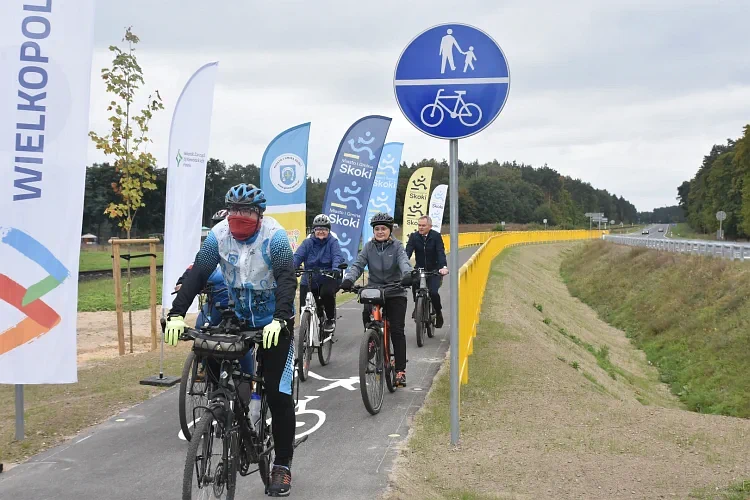 Ścieżka pieszo-rowerowa Sława Wielkopolska &ndash; Skoki