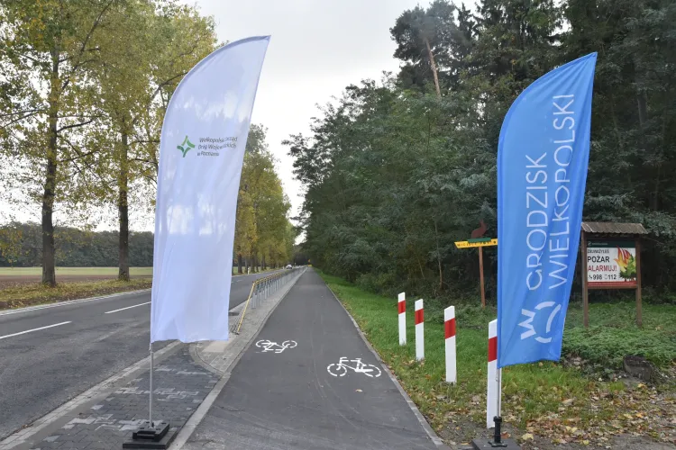 Droga rowerowa w powiecie grodziskim