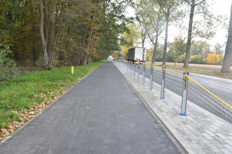 Droga rowerowa w powiecie grodziskim