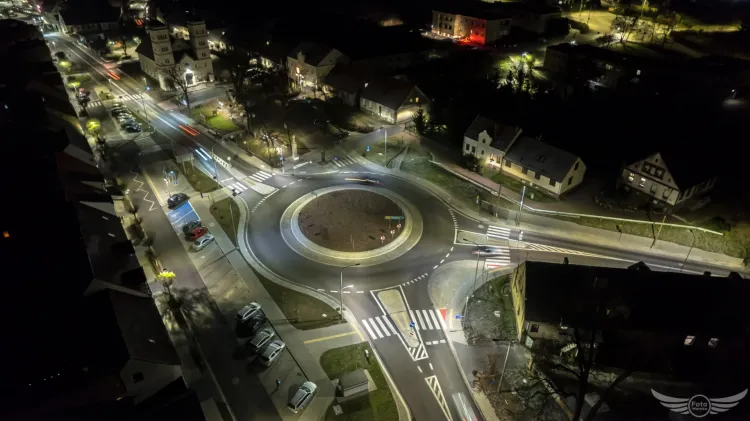 Nowe rondo w Szamocinie