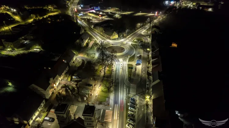 Nowe rondo w Szamocinie