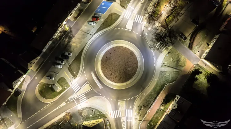 Nowe rondo w Szamocinie