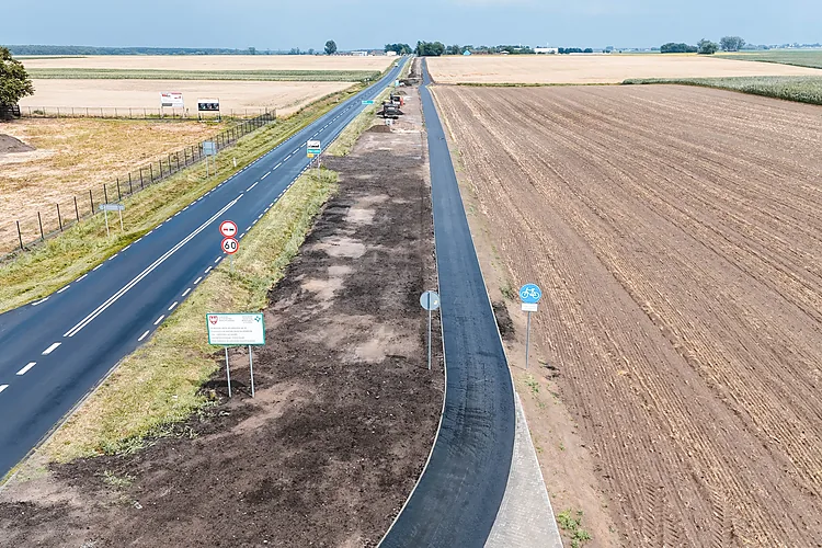 Nowa droga dla rowerów w powiecie obornickim